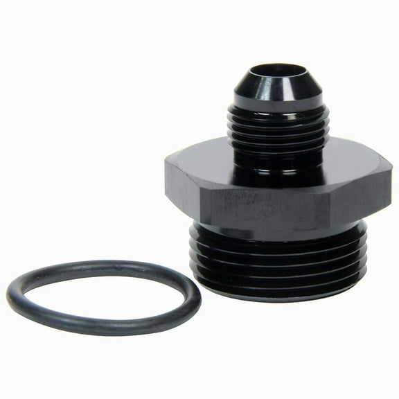 Allstar Performance ALL49839 Fitting - Adapter - Straight -6AN Male to -12AN Male O-Ring - Aluminum - Blk Anodized - Each
