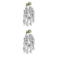 thumbnail image 3 of Kearding Decoración de jardín de bajo mantenimiento con flores artificiales Durabilidad duradera ABS Wisteria Boda Hogar Elegante blanco 1 blanco 1 paquete 2Conjunto, 3 of 6