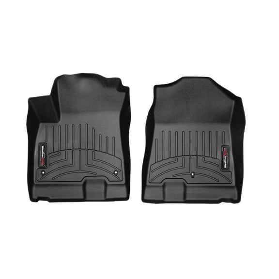 WeatherTech Custom Fit FloorLiners compatible with 2019-2022 Kia Niro EV - 1st Row (Driver & Passenger), Black