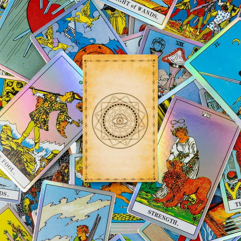 Bettying Tarot Card 78 Pieces Tarot Illuminati Card Game Kit :  : Books