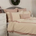 thumbnail image 5 of Piper Classics Market Place Red Ticking Stripe King Size Pillow Sham, Cotton, 5 of 6