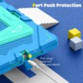 thumbnail image 4 of Fintie Case for iPad 9th Generation (2021) / 8th Gen (2020) / 7th Gen (2019) 10.2 Inch, Protective Fully-Body Rugged Heavy Duty Shockproof Tablet Case with Built-in Stand for Kids, Blue, 4 of 8