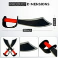 thumbnail image 2 of The Mardi Gras Krewe Foam Pirate Sword- 18 inches long, 2 of 5