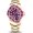 Gold-Magenta, variant on Melting Automatic Watches for Men Miyota 8215 Self-Winding Mechanical Movement Women Watch Stainless Steel Art Surrealist Wrist Watches