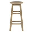 thumbnail image 4 of Linon McMullen 24" Indoor Wood Round Backless Counter Stool, Gray Wash, 4 of 10