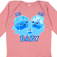 thumbnail image 4 of Inktastic Ice Ice Baby Boys or Girls Long Sleeve Baby Bodysuit, 4 of 5