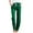 Army Green#6, variant on Homenesgenics Women's Solid Color Elastic Denim-like Double Pocket Leggings Fitness And Casual Leggings Cropped Pants
