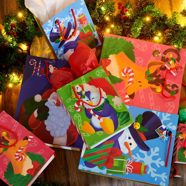 24 Packs Christmas Slim Pack Facial Tissues Travel Pocket Holiday Santa Claus