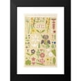thumbnail image 2 of Owen Jones 17x24 Black Modern Framed Museum Art Print Titled - Leaves and Flowers from Nature No.8 (1856), 2 of 5