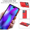 thumbnail image 2 of for iPhone 15 Pro Max Case with Card Holder for Women, Phone Case Crossbody with Wrist Strap & Removable Adjustable Shoulder Lanyard Cover for iPhone 15 Pro Max KB Red, 2 of 18