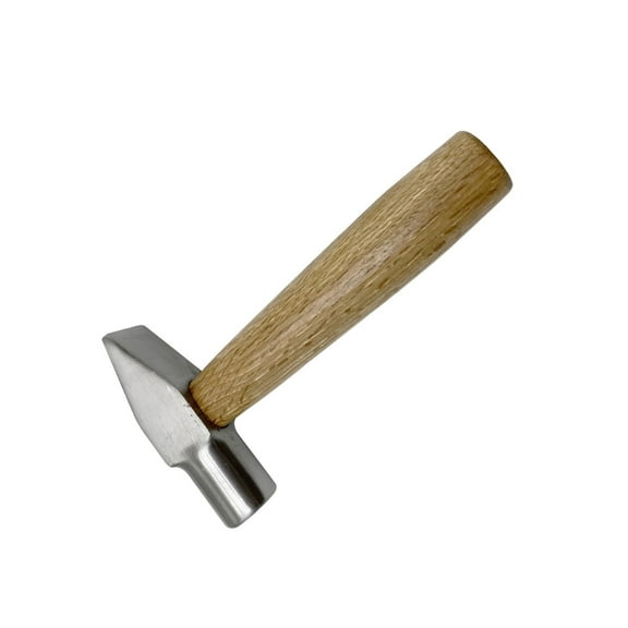 AOOOWER Silver Crafting Hammer with Flat Face Supplies for Professional Jewelers Use