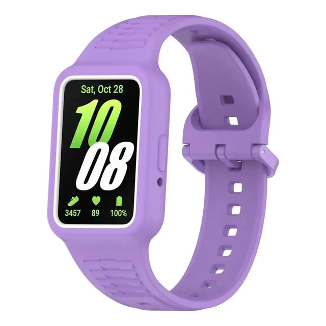 Correa de Silicona Transpirable con Case para Samsung Galaxy Fit 3, Unisex, Deportivo