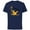 Navy, variant on Disney and Pixar's Dug Days Squirrel Bird Feeder - Short Sleeve Cotton T-Shirt for Adults - Customized-Navy