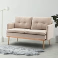 thumbnail image 1 of Powerdelux Loveseat, Beige and Rose Golden, 1 of 8