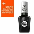 thumbnail image 5 of 2 PACK Sally Hansen Miracle Gel Nail Polish, (290) Grey Matters, 5 of 6