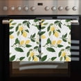 thumbnail image 2 of Lemons Leaves 1 Pack Kitchen Towel, Water Absorbent Dish Towel, Summer Fruits Floral Botanical Decorative Hand Towels - Quick Drying Cloth for Cooking Baking, 18x28 Inch, 2 of 8