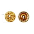 thumbnail image 2 of CG-199 18K Gold Overlay Bead Cap, 2 of 2