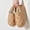 Coffee, variant on Women's Quilted Waterproof House Slippers Fleece Lined Closed Toe Warm Scuffs Non-Slip Sole Cozy Footwear for Winter