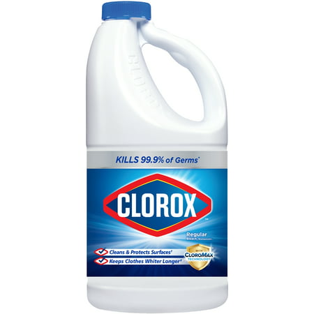 Clorox Regular Liquid Bleach, 64 oz Bottle - Walmart.com
