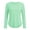 Mint Green, variant on Women's Long Sleeve Rash Guard Tshirts UPF 80+ Quick Dry Sun Shirts Swim Running Workout Tops with Thumb Holes Blue,S