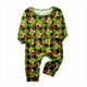 thumbnail image 1 of Moonsky-Christmas Family Matching Green Long Sleeve Tops+ Pants 2 Piece Pajamas Set, Christmas Print Christmas Paj Christmas Element Prints For Family Autumn and Winter 24 Months, 1 of 3
