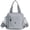 Gray, variant on BadPiggies Nylon Crossbody Bag for Women Multi Pockets Waterproof Handbag Messenger Purses Travel Shoulder Bag - Gray