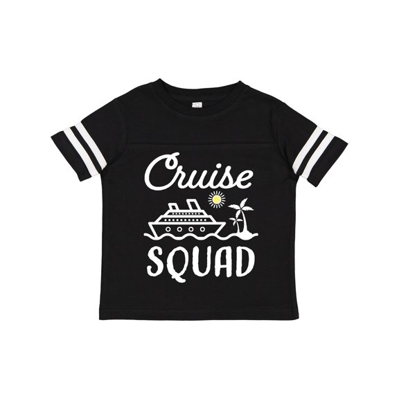 Inktastic Cruise Squad with Vector Cruise Ship and Palm Trees Boys or Girls Toddler T-Shirt
