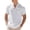 White, variant on Mens Shirt Henley Short Sleeve Classic Fit Solid Color Men's Everyday Shirt Clothes for Men White S