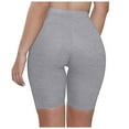 thumbnail image 5 of vigerkar Women's Buttery Soft Short Leggings Modal Cotton Shorts Under Dresses Leggings Pants Grey, L, 5 of 8