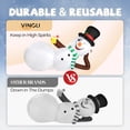 thumbnail image 4 of SalonMore10ft Inflatable Snowman, Outdoor Christmas Decoration for Lawn and Garden, 4 of 8