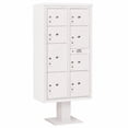 thumbnail image 6 of Salsbury Industries Pedestal Mounted 9 Door Front Load 4C Horizontal Cluster Box Unit  with 8 Parcel Locker, 6 of 6