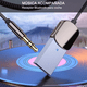thumbnail image 2 of Receptor Bluetooth Usb Para Auto Con Toma Aux De 3.5mm Gris con Negro, 2 of 5