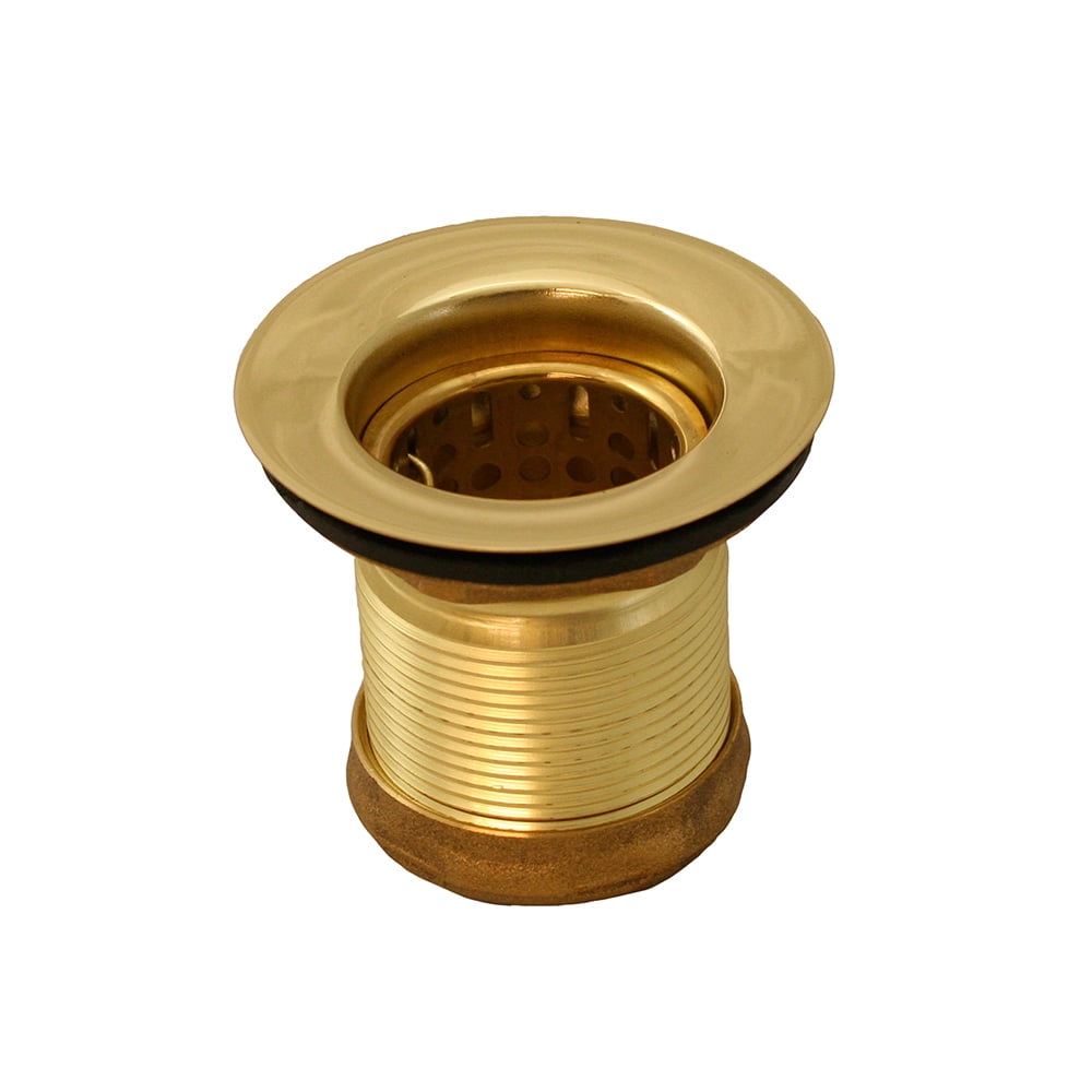 Polished Brass Deep Junior Duo Basket Strainer ,PartNo B02101