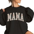 thumbnail image 3 of Floral MAMA Sweatshirt – Vintage Navy Mom Crewneck, Cozy Aesthetic Gift for Mother’s Day, All Season Mom Pullover, 3 of 7