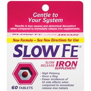 Slow Fe Iron Supplement Tablets 60 TB