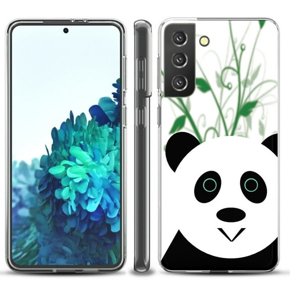Slim-Fit TPU Protective Phone Case compatible with Samsung Galaxy S21 5G / S21 PLUS 5G, by OneToughShield ® - Panda