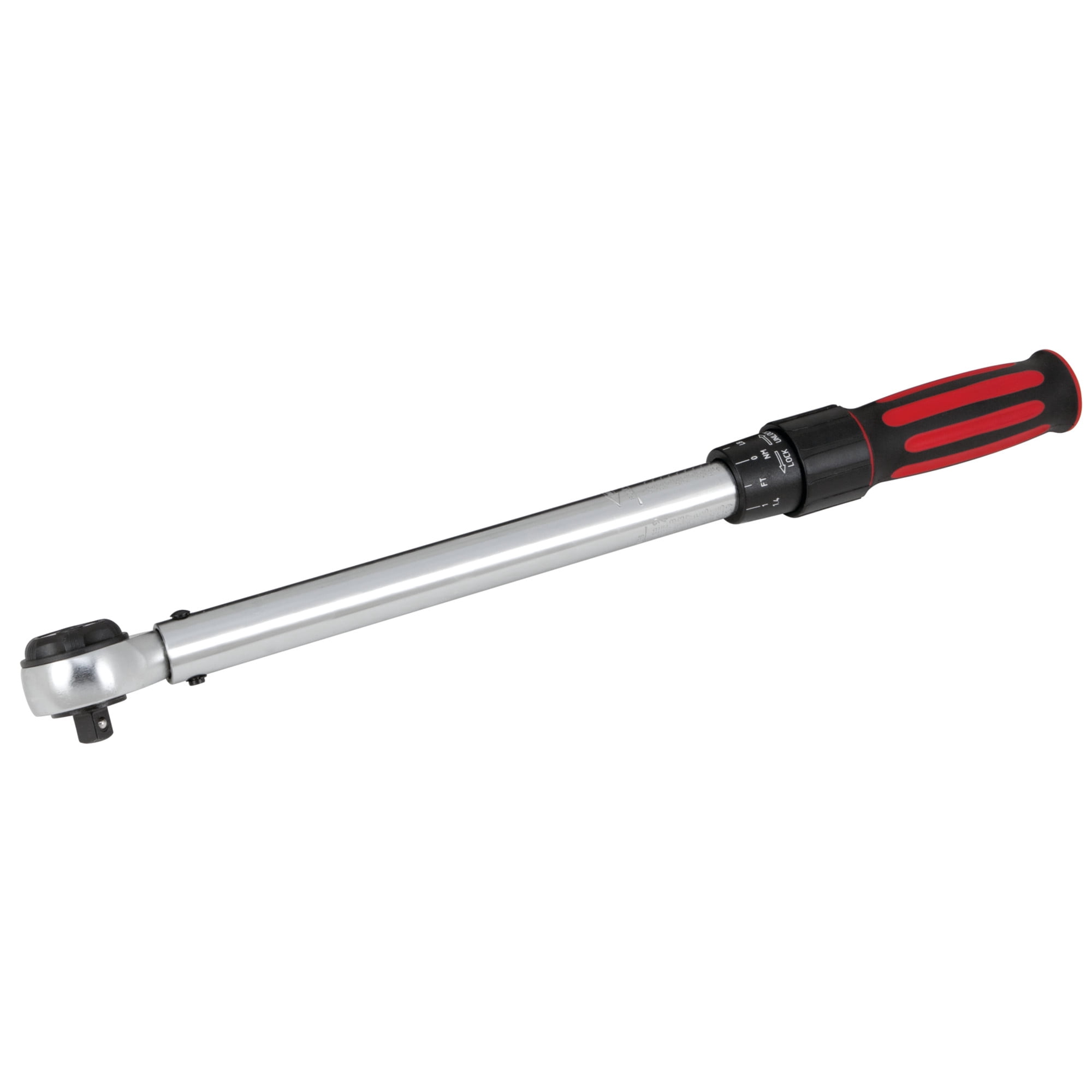 Performance Tool M198 3/8-Inch Drive Click Torque Wrench With Patented Torque Adjusting Locking Collar (10 to 100 ft/lb)