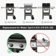 thumbnail image 3 of 15.3-Inch Durable Flavorizer Bars Replacement for Weber Spirit II 200 Series with Front Control (Model Years 2017-Current) Grill Parts, Stainless Steel, 3-Pack, 3 of 6
