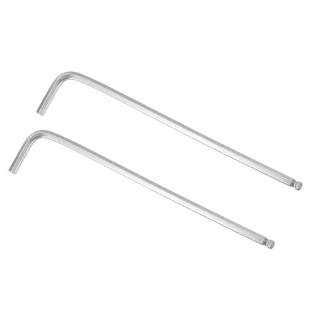 

Uxcell 3/16 Ball End Hex Key Wrench L Shaped Long Arm CR-V Repairing Tool SAE 2 Pack