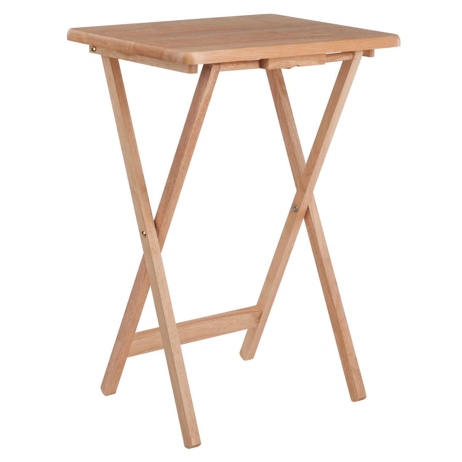 Winsome Alex 2-pc Snack Table Set, Natural Finish