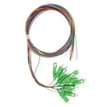 thumbnail image 4 of BIMZUC 1.5 Meter / 4.9 Feet Fiber Optic Pigtail 12 Strands SC APC Color Coded Single Mode Cable for Welding Network Systems, 4 of 9