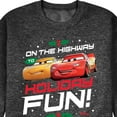 thumbnail image 3 of Disney Cars - Christmas - On The Highway To Holiday Fun - Men's Crew Neck Fleece Pullover, 3 of 5