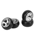 thumbnail image 3 of 4 Pcs Pneus de Drift Rc en Alliage d'Aluminium Ensemble de Pneus et Roues Rc pour Wltoys K989 K969 P939 28413 1/28 Voitures Rc, 3 of 7