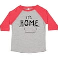 thumbnail image 3 of Inktastic It's Home- State of Iowa  Outline Distressed Text Boys or Girls Toddler T-Shirt, 3 of 5