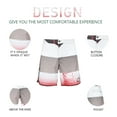 thumbnail image 3 of Beautiful Giant Polyester Trendy Men's Swim Trunks Quick Dry Board Shorts No Liner, 3 of 5