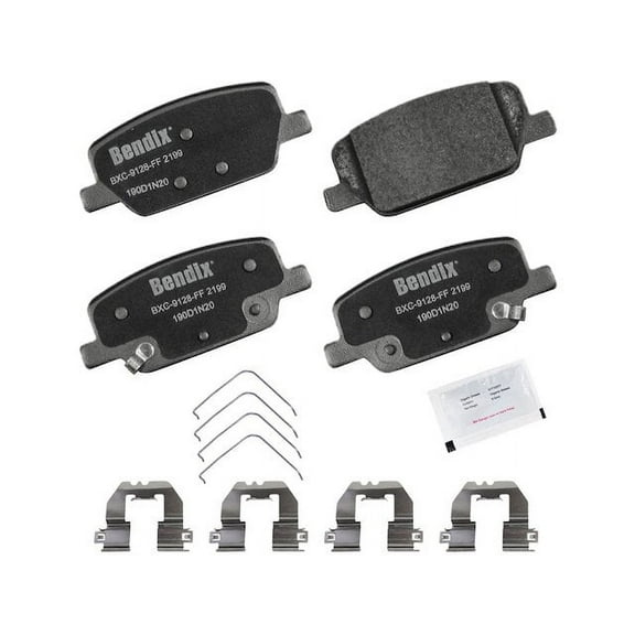 Rear Brake Pad Set - Compatible with 2019 - 2020 Hyundai Santa Fe