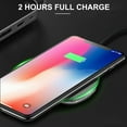 thumbnail image 3 of Chargeur Sans Fil Base de Chargement Sans Fil 15W Max Remplacement pour iPhone12 11 X XR TP Samsung, 3 of 8