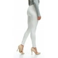 thumbnail image 3 of Women's High Waist Ultra-Soft Fleece Lined Thermal Leggings, White, Small, 3 of 4