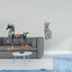 thumbnail image 2 of Figura De Gato Y Caballo De Pie, Escultura De Resina, Adorno De Escritorio, Decoración Fengshui Para Sala De Estar, Estantería, Entrada, Dormitorio, Estatua De Animal Coleccionable, 2 of 8