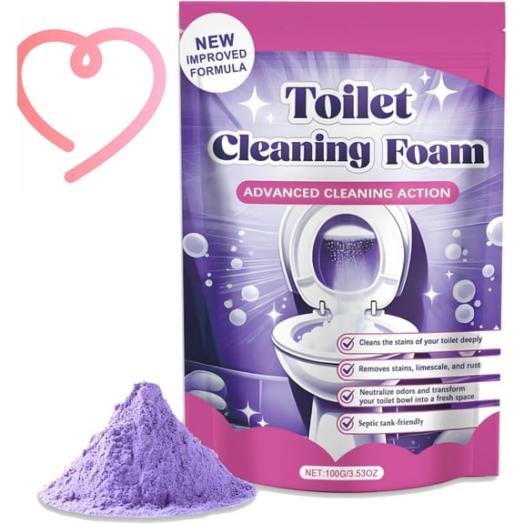 Cleanllx Toilet Cleaning Foam, Toilet Cleaner & Toilets 𝐃𝐞𝐨𝐝𝐨𝐫𝐢𝐳𝐞𝐫 Wonder, Foaming Toilets Bowl Cleaner